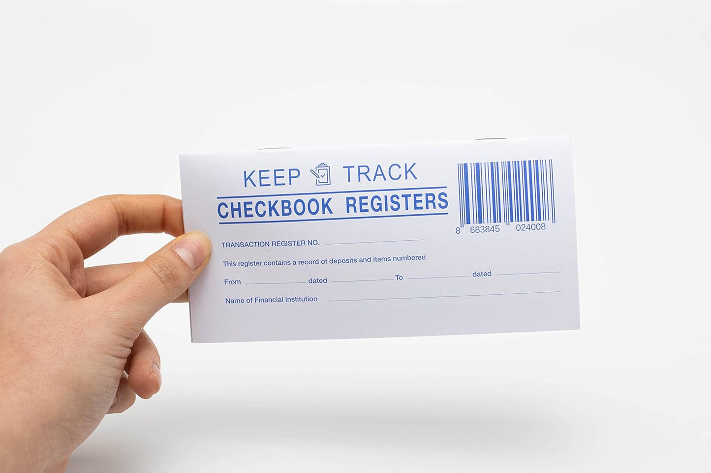 Larger Lines Checkbook Register