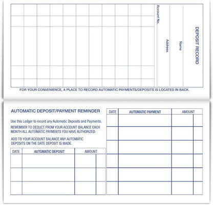 Larger Lines Checkbook Register